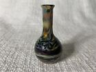Vintage Miniature Handblown Glass Vase 2.5 Inches