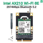 WiFi 6E Intel AX210 M.2 to Mini PCI-E Card Dual Band Bluetooth 5.2 Wireless Card