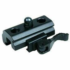 QR Harris Style Bipod Adapter to Weaver and Picatinny Rail Quick Release - Black