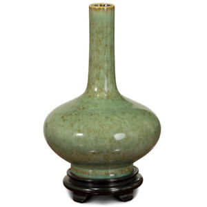 US Seller - Celadon Green Chinese Porcelain Vase