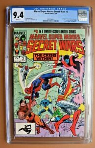 1984 Marvel Comics Secret Wars #3 1st Appearance Volcana /New Titania CGC 9.4 NM