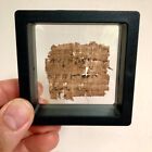 Ancient Egpytian Papyrus Fragment w/ Writing Coptic Period 395-640 AD Byzantine
