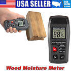 Digital LCD Wood Moisture Meter Detector Tester Wood Firewood Paper Cardboard US