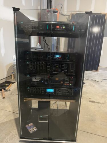 Vintage 70's - 80's Sansui Stereo Audio System w Rack & ALL Components Pictured!