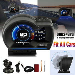 Car Head Up Display Car Truck HUD GPS Speedometer Windshield Projector HUD AM50