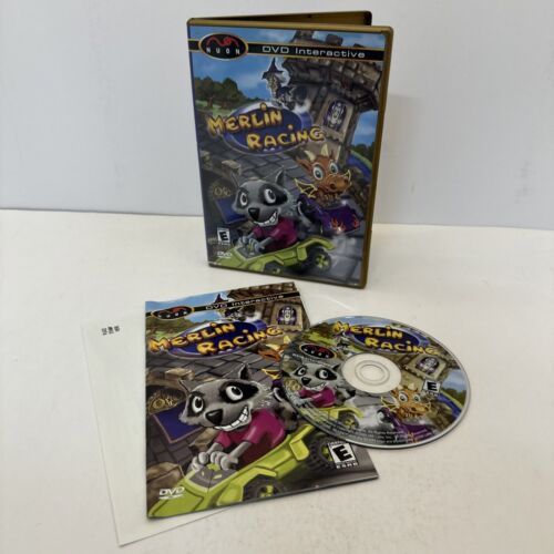 Merlin Racing Samsung NUON DVD Interactive Game. RARE, Very Nice, FREE SHIP