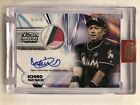 2024 TOPPS INDUSTRY CONFERENCE ICHIRO 4 COLOR PATCH AUTOGRAPH AUTO #1/1 MARLINS