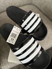 adidas Adilette Men's Shower Slides Size 11 US - Black/White