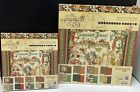 Graphic 45 ENCHANTED FOREST 8x8 12x12 Cardstock Paper Pads Lot of 2