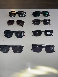 IZOD SUNGLASSES LOT OF EIGHT ALL DIFFERENT STYLES BRAND NEW