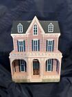 1992 Sheila’s Collectibles Shelf Sitter Pink Houses Cape May New Jersey Gothic
