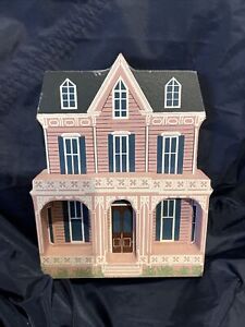 1992 Sheila’s Collectibles Shelf Sitter Pink Houses Cape May New Jersey Gothic
