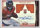 2013 Certified Freshman Fabric Mirror Red Signatures Montee Ball Rookie Auto RC