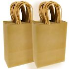 New Listingqiqee 100-Packs Brown Paper Gift Bags with Handles Bulk 8.26