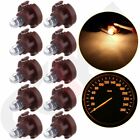 10Pcs T3 Neo Wedge Halogen bulb A/C Heater Climate Control Light Warm White 12V