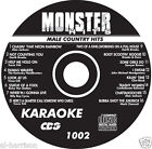 KARAOKE MONSTER HITS CD+G MALE COUNTRY #1002