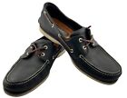 Classic Timberland Men’s Boat Shoes Loafers Size 11M Dark Navy Blue Leather
