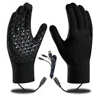 USB Electric Heated Gloves Touch Screen Winter Warm Non-Slip Hand Thermal Gloves