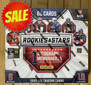 2023 Panini NFL Rookies and Stars Football Longevity (Mega Box) 60 Cards Per Box