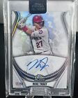 2023 Topps Chrome Black MIKE TROUT Ivory Auto /50 Angels