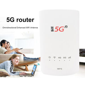 5G Router 1000Mbps CPE WiFi Router Compatible with 4G 3G Network 9 LED Indicator