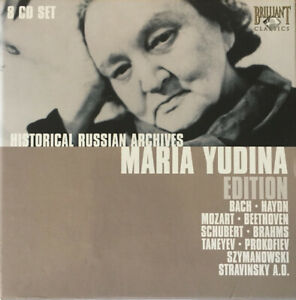 MARIA YUDINA Historical Russian Archives Brilliant Classics 8 CD Box MINT JUDINA