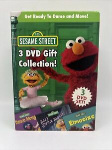 Sesame Street - Dance and Move Box Set - 3 DVD Gift Collection - See Description