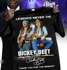 Legends Never Die Dickey Betts T-Shirt 1943-2024 Signature Thank You For The Mem