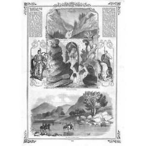 BLAIR ATHOLL Perthshire Visit of Queen Victoria - 2x Antique Prints 1844