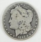 1893-CC $1 Morgan Silver Dollar  AG About Good Circulated Coin C0343