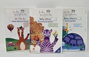 Baby Einstein Lot Of 3: Baby Monet, Baby Neptune, and On The Go.
