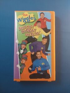 The Wiggles Whoo Hoo! Wiggly Gremlins! VHS RARE ORANGE SHELL