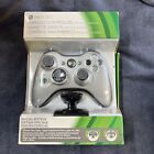 Microsoft Xbox 360 Silver Controller + Play & Charge Kit Factory - Sealed