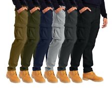 Alamo Men's Straight-fit Cargo Combat Trousers 6 pocket Workwear full Pants