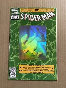 SPIDER-MAN #26 30TH ANNIVERSARY HOLOGRAM COVER FIRST PRINT MARVEL COMICS (1992)