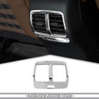 For 2021-2024 Ford Bronco Sport ABS Chrome Rear A/C Outlet Vent Decor Cover Trim (For: 2023 Ford Bronco Sport Big Bend)