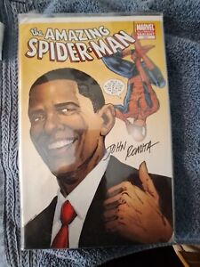 Amazing Spiderman 563 2nd Run Signed By John Romita