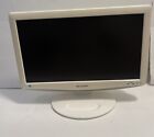 SHARP LC-19SK24U-W WHITE LCD /HDTV FLAT PANEL RETRO GAMING TV No Cords Included