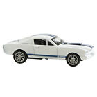 1965 Ford Mustang Shelby GT350 Scale 1:43 Die Cast White with Blue Stripes