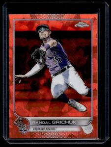2022 Topps Update Sapphire Red Randal Grichuk 17/25 Colorado Rockies #US27