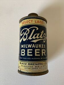 Blatz Low Profile Cone Top 1930s Beer Empty