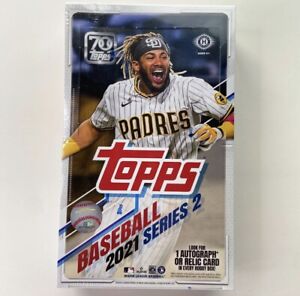 2021 Topps SERIES 2 Baseball HOBBY BOX Factory Sealed - 1 AUTO or RELIC Card