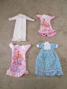 Barbie Doll Clothes Night Gown DRESS Lot of 11 Vintage and Modern Various Sizes