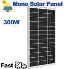 300W Watt Monocrystalline Solar Panel  12V Home RV Car Off Grid  Battery PowerPV
