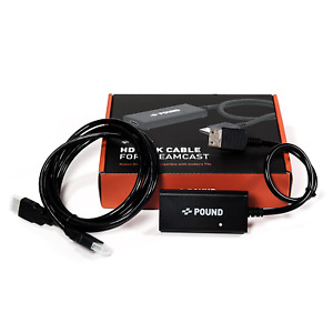 Pound HD Link Cable for Sega Dreamcast - HDMI Cable Converts Native VGA Signal f