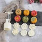 Moon Cake Decor Mould Flower Stamp DIY Pastry Square Mooncake Tools Mold P7Z1