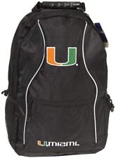 University of Miami Hurricanes Backpack Premium Heavy Duty Team Color Phenom...