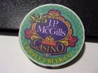 J.P. McGILLS CASINO $25 hotel casino gaming poker chip - Cripple Creek, CO