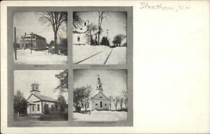 Stratham NH Multi-View c1910 Postcard
