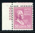 US Scott #831 William Howard Taft Presidential Series 50¢ Plate# MNH*FREE SHIP**